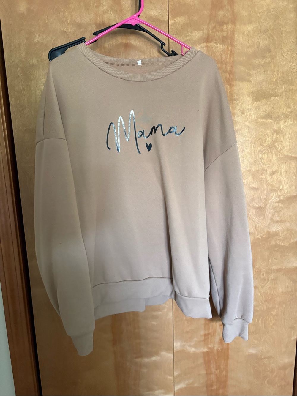 Mama Graphic Sweatshirt - Taupe